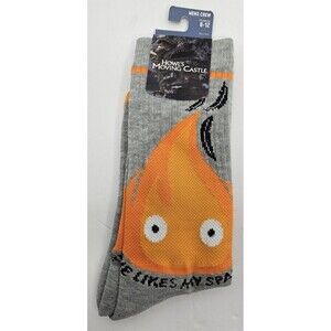 Studio Ghibli Howl's Moving Castle Mens Crew Socks size 8-12